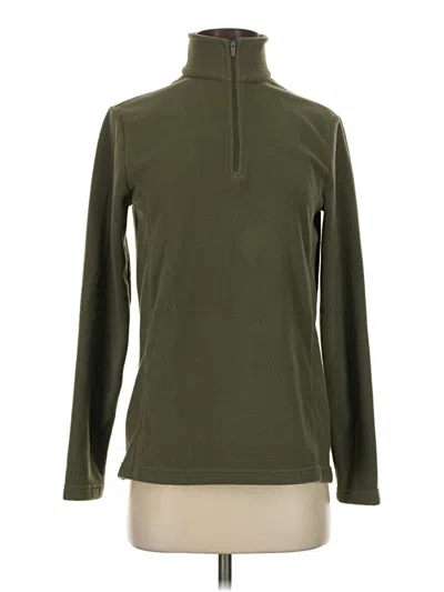 Pre-owned Lands' End Turtleneck Sweater In Green