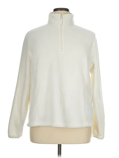 Pre-owned Lands' End Turtleneck Sweater In Ivory