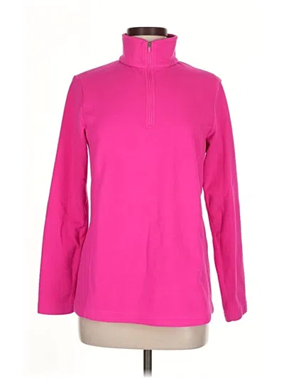 Pre-owned Lands' End Turtleneck Sweater In Pink