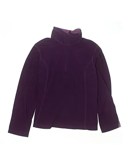 Pre-owned Lands' End Kids'  Turtleneck Sweater In Purple