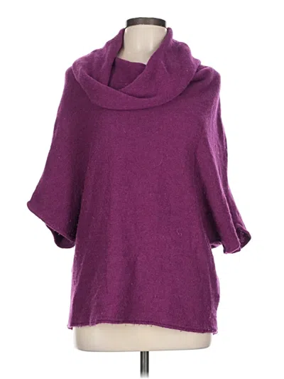 Pre-owned Lands' End Turtleneck Sweater In Purple