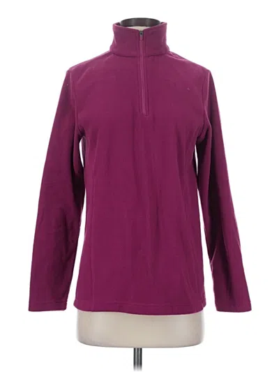Pre-owned Lands' End Turtleneck Sweater In Purple