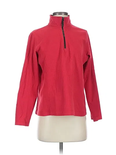 Pre-owned Lands' End Turtleneck Sweater In Red