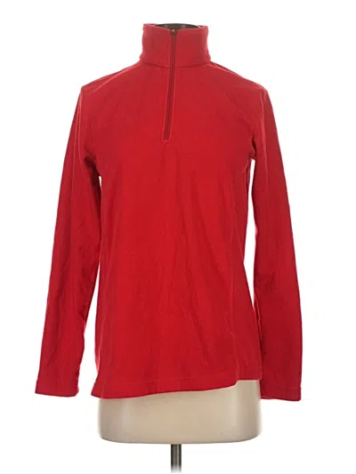 Pre-owned Lands' End Turtleneck Sweater In Red