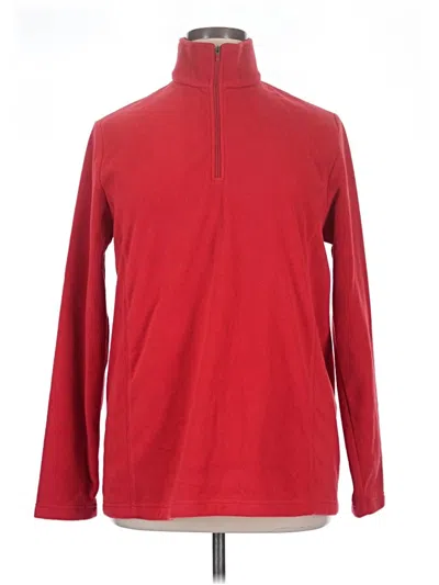 Pre-owned Lands' End Turtleneck Sweater In Red