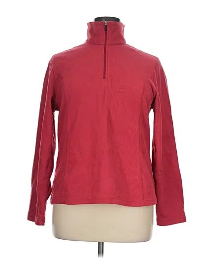 Pre-owned Lands' End Turtleneck Sweater In Red