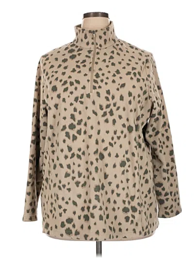 Pre-owned Lands' End Turtleneck Sweater In Tan