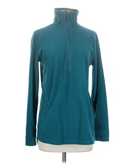 Pre-owned Lands' End Turtleneck Sweater In Teal
