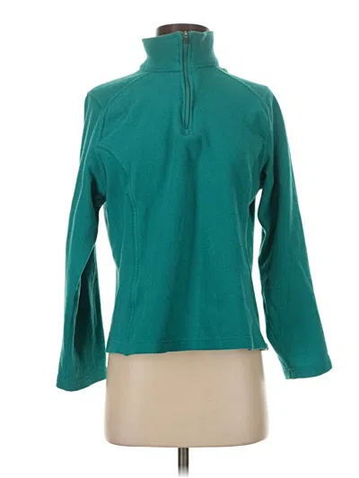 Pre-owned Lands' End Turtleneck Sweater In Teal