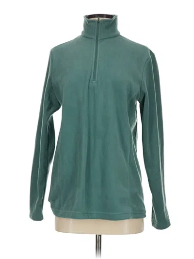 Pre-owned Lands' End Turtleneck Sweater In Teal
