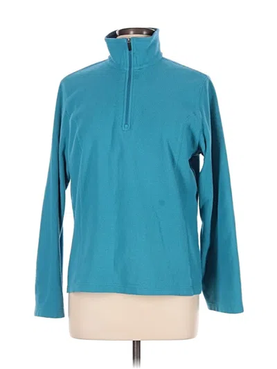 Pre-owned Lands' End Turtleneck Sweater In Teal