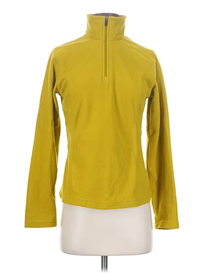 Pre-owned Lands' End Turtleneck Sweater In Yellow