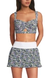 Lands' End Twist Front Bikini Top In Multi