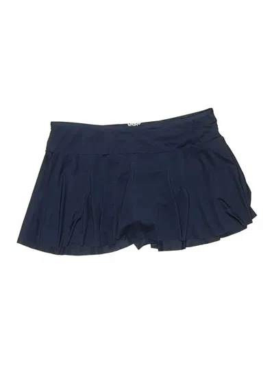 Pre-owned Lands' End Kids'  Two Piece Swimsuit In Blue