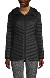 Lands' End Ultralight Packable Down Jacket In Black