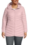 Lands' End Ultralight Packable Down Jacket In Pink