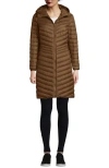 Lands' End Ultralight Packable Long Down Coat In Light Carob