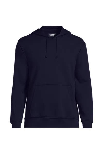 Lands' End Unisex Big Pullover Hoodie Sweatshirt In Blue