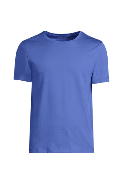 Lands' End Unisex Big Short Sleeve Basic Jersey T-shirt In Multi