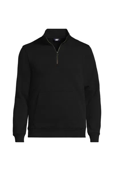 Lands' End Unisex Long Sleeve Quarter Zip Mock Neck Sweatshirt In Multi