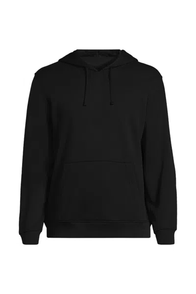 Lands' End Unisex Pullover Hoodie Sweatshirt In Black