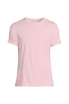 Lands' End Unisex Short Sleeve Basic Jersey T-shirt In Pink