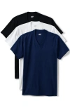 Lands' End V-neck Undershirt 3 Pack In Multi