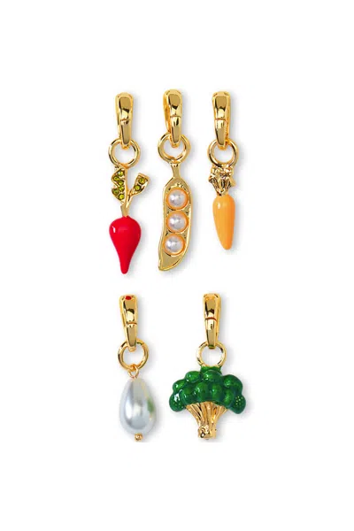 Lands' End Vegetable 5 Pack Charms In Multi