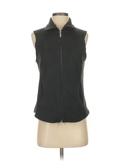 Pre-owned Lands' End Vest In Black