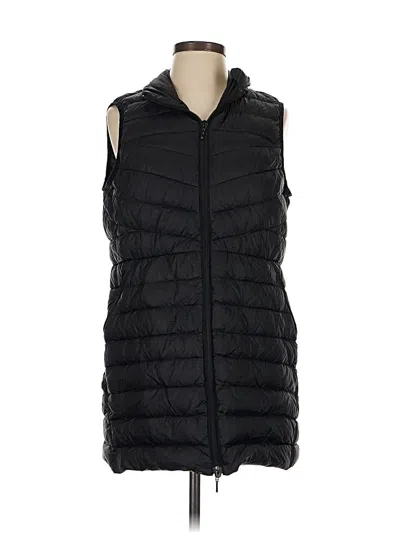 Pre-owned Lands' End Vest In Black