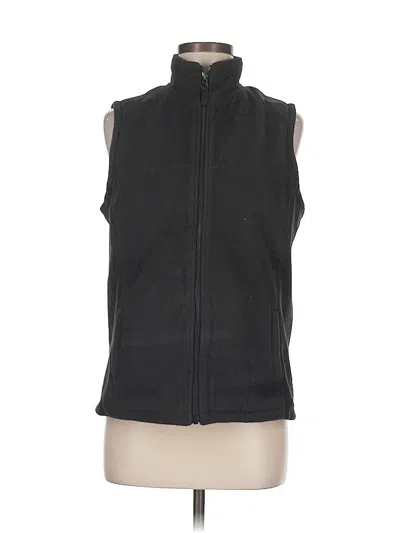 Pre-owned Lands' End Vest In Black