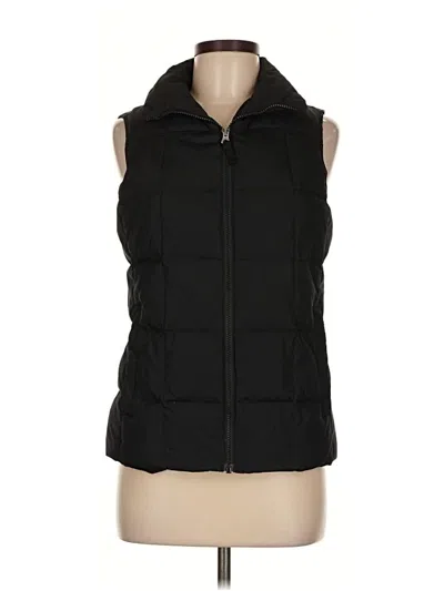 Pre-owned Lands' End Vest In Black
