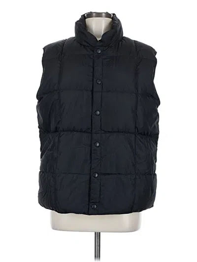 Pre-owned Lands' End Vest In Black