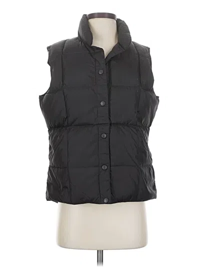 Pre-owned Lands' End Vest In Black