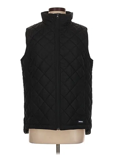 Pre-owned Lands' End Vest In Black