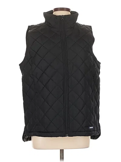 Pre-owned Lands' End Vest In Black
