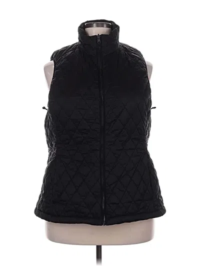 Pre-owned Lands' End Vest In Black