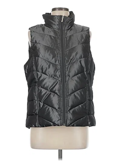 Pre-owned Lands' End Vest In Black