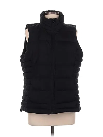 Pre-owned Lands' End Vest In Black