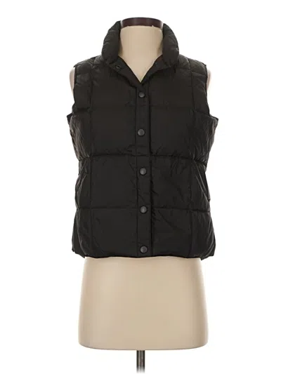 Pre-owned Lands' End Vest In Black