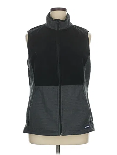 Pre-owned Lands' End Vest In Black