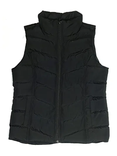 Pre-owned Lands' End Kids'  Vest In Black
