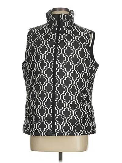 Pre-owned Lands' End Vest In Black