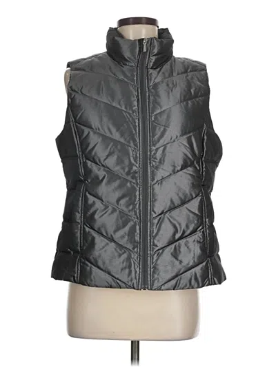Pre-owned Lands' End Vest In Black