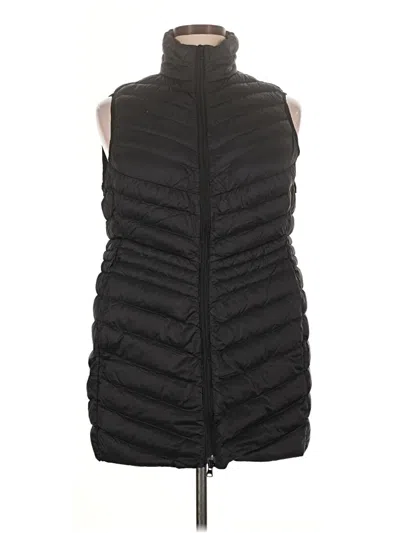 Pre-owned Lands' End Vest In Black