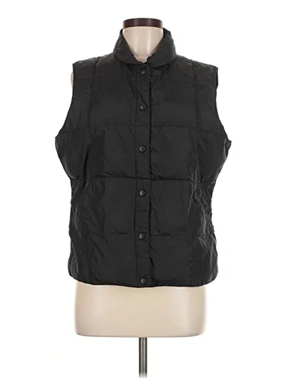 Pre-owned Lands' End Vest In Black
