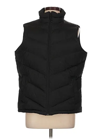 Pre-owned Lands' End Vest In Black
