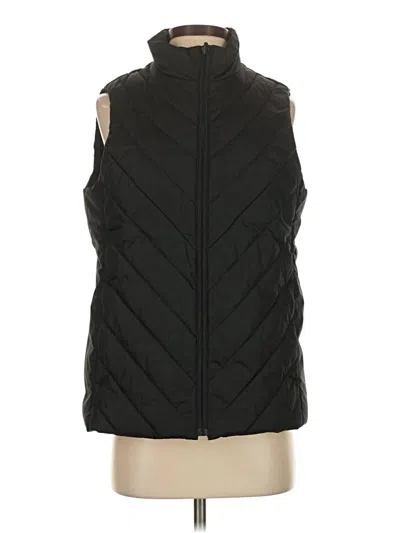 Pre-owned Lands' End Vest In Black