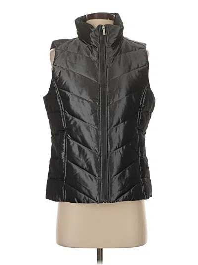 Pre-owned Lands' End Vest In Black