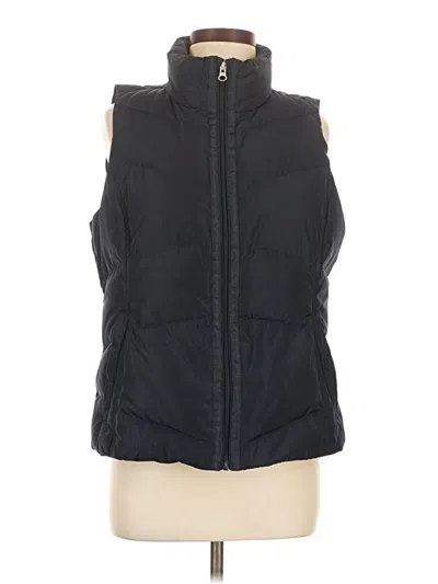 Pre-owned Lands' End Vest In Black